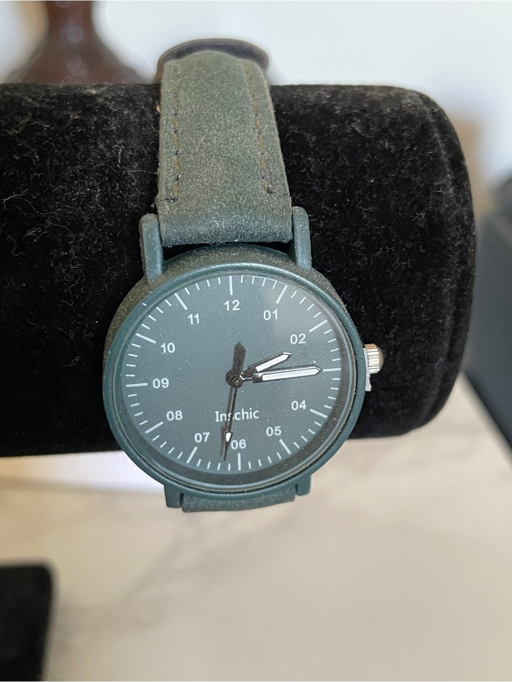 Matte Teal Green Minimalist Watch